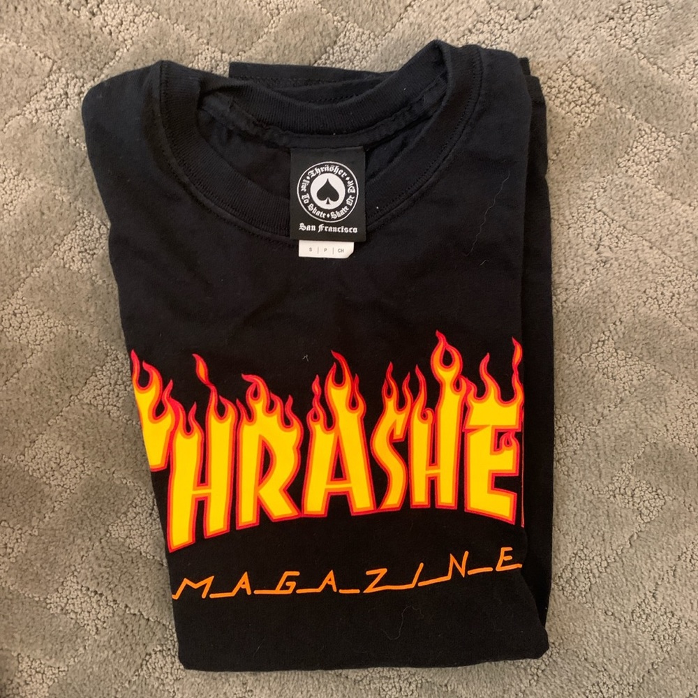 Thrasher T-shirt black small